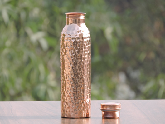 Copper water bottle, for Drinkware, Certification : FDA