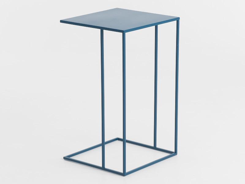 Polished Metal Side Table, for Home, Parlour, Pattern : Plain