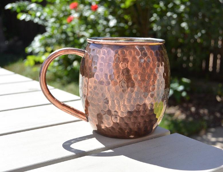 MOSCOW MULE COPPER MUG FOR HEALTH., Certification : FDA