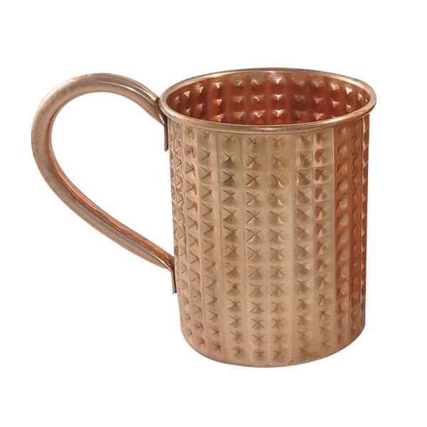 PURE COPPER HANDMADE HAMMERED MUG