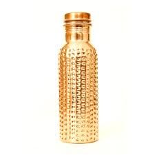 PURE COPPER HANDMADE WATER BOTTLE.
