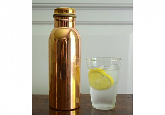 The Beauty Drink Copper Water Bottle., for Drinkware, Certification : FDA