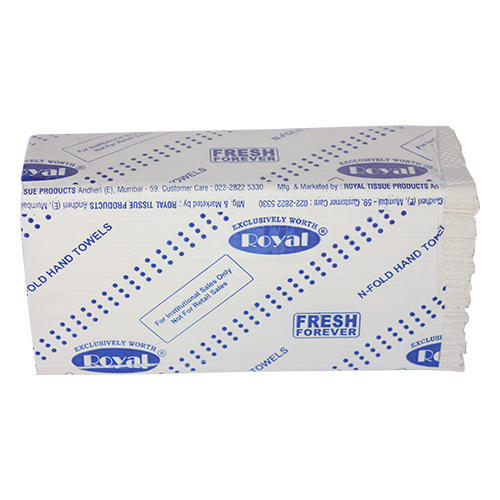 Embroidered Hand Tissue Paper, Color : White