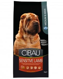 12kgs Cibau Sensitive Lamb Medium Maxi Dog Food 12kgs