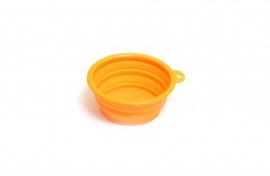 Foldable Dog Bowl- Orange