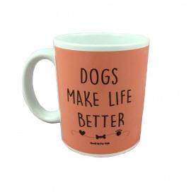 HUFT Dogs Make Life Better Coffee Mug