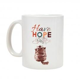 HUFT Have Hope Cat Mug