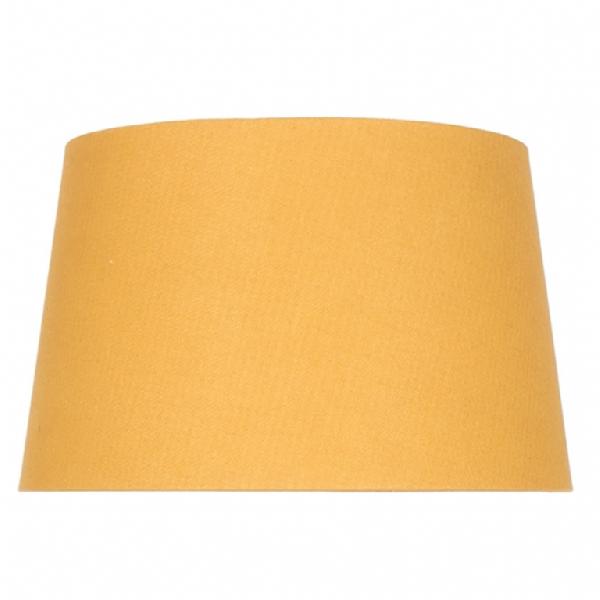 Nice Yellow Colour Fabric Drum Hardback Lamp Shade for Table Lamp