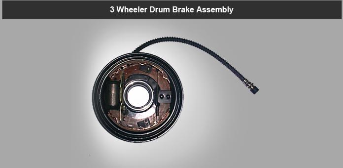 3 Wheeler Drum brake Assembly