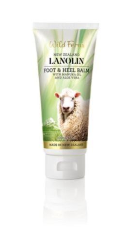 New Zealand Wild Ferns Lanolin Foot & Heel Balm With Manuka Oil & Aloe Vera (100ml)