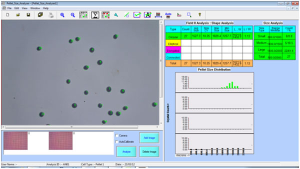 Pellet Size Analyser