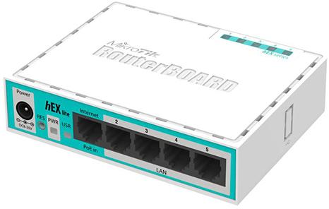 Hex Lite ethernet router