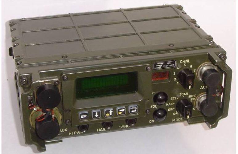 Configurable VHF Frequency Hopping Tactical Radio