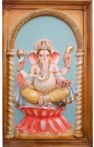 Fiberglass Ganesha Wall Hanging