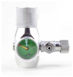 MAX aqua single gauge CO2 regulator with Solenoid