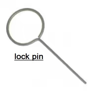 Metal Lock Pins, Feature : Rust Proof