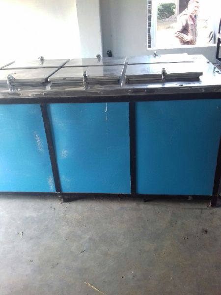Indrawati machinery Ss Ice Cream Cart, for Continue