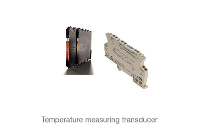 Temperature measuring transducer