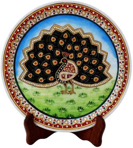 Peacock Printed Plate