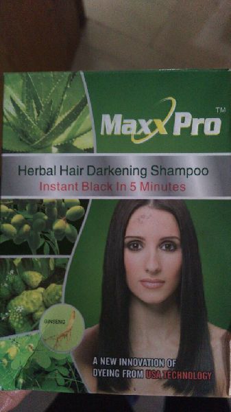 Maxx Pro herbal hair darkening shampoo, Shelf Life : 2 Years