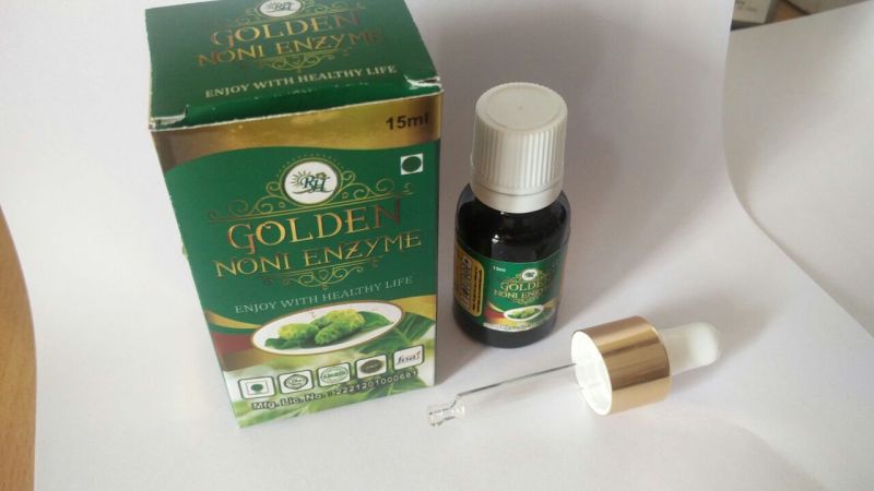 Golden Noni Enzyme Drops, Packaging Size : 15ml
