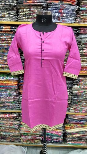 Plain Cotton Kurti, INR 185 / Piece by Swati\'s Boutique from Sirohi ...