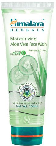 Moisturizing aloe vera face wash