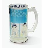 Glass beer mug