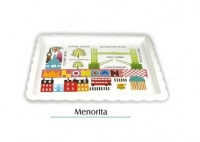 Acrylic Menorita serving tray