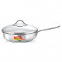 Stainless steel Xclusive Cookware Fry Pan 220 mm