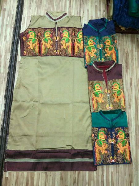 Tafeta Silk Kurti