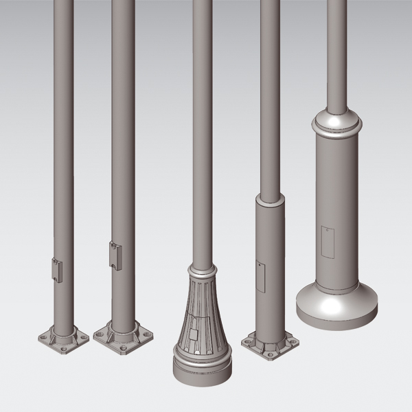 Decorative poles