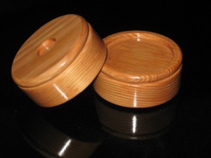 Pine wood shaving soap bowl