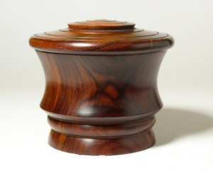 Rose wood shaving soap bowl