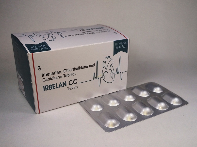 IRBELAN CC TAB (Irbesartan 150 mg + Chlorthalidone 12.5 mg + Cilnidipine 5 mg )