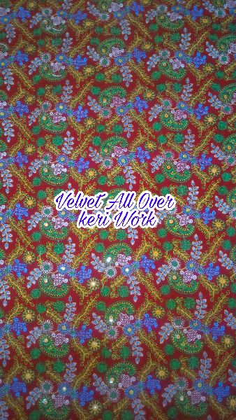 Embroidery Work Fabric