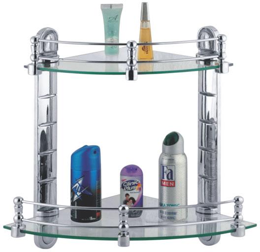 Elegant Corner Glass Shelf Set