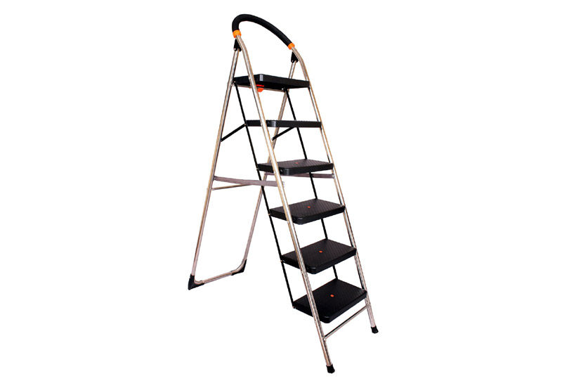 Milano Folding Stainless Steel Ladder 6 Step