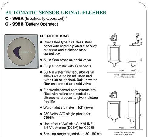 Automatic sensor faucet