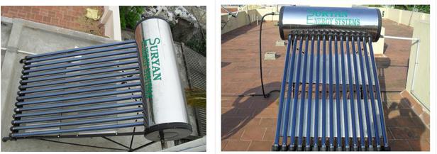 Domestic ETC Solar Water Heater