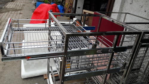 SS Kitchen Trolley