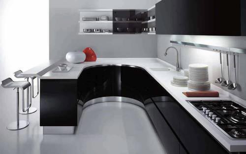 U Shaped Modular Kitchen