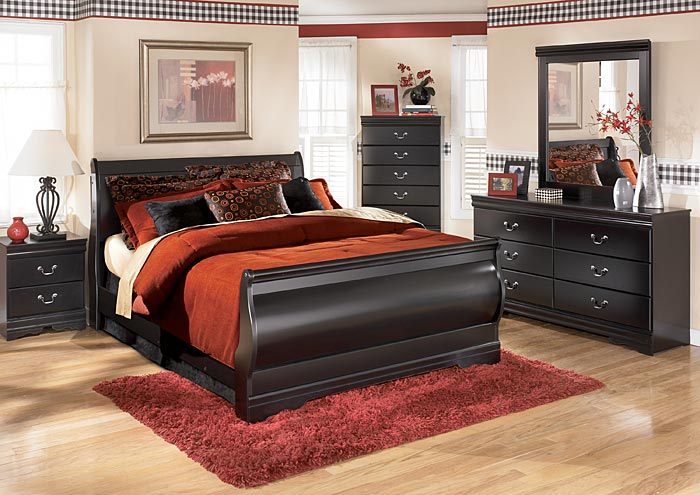 Huey Vineyard Queen Sleigh Bed