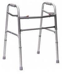 Narrow Double Button Folding Walker