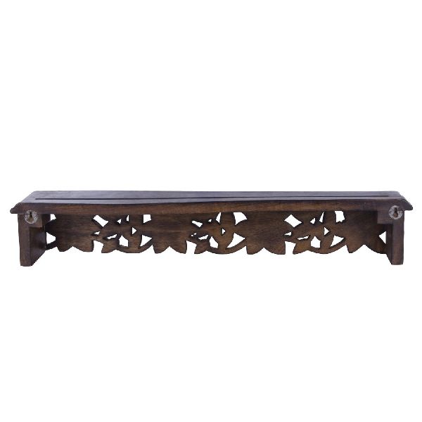 Crafts'man Wooden Decorative Wall Shelves, Color : Brown