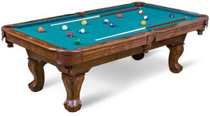 Non Polished Hemlock Wood Pool Table, for Playing Use, Feature : Colorful, Crack Proof, Easy To Assemble