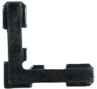 Aluminium Frame Wing Connectors, Color : Black