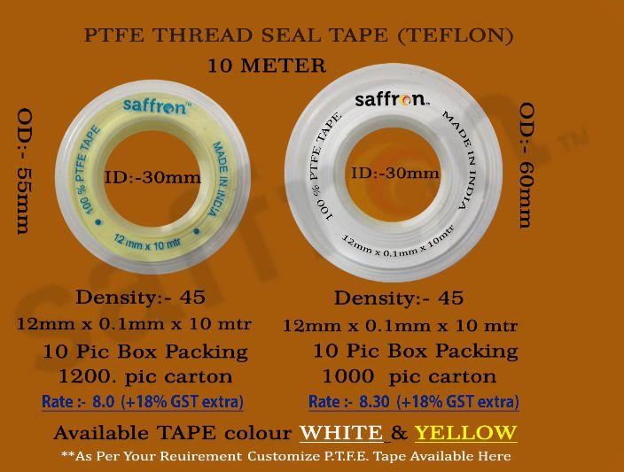 high density PTFE teflon tape