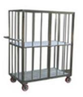 stainless steel cage trolley