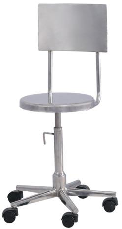 Stainless Steel Revolving Chairs